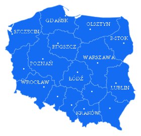 mapka polski html + css mapka polski html + css